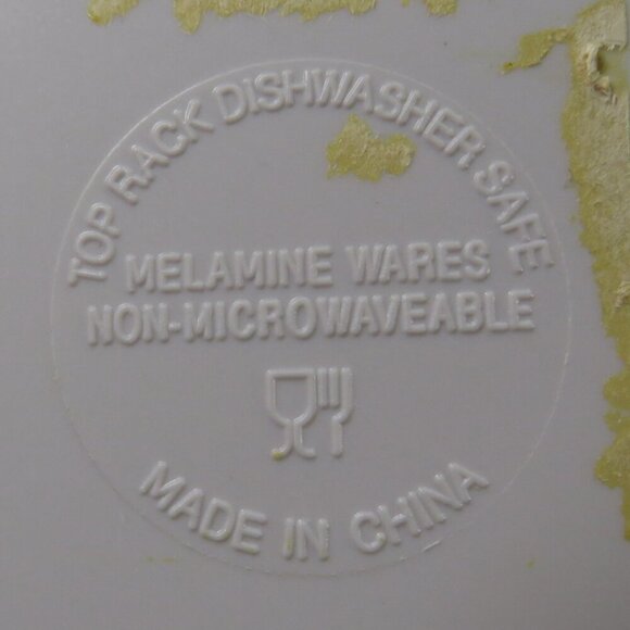 Melamine (16) Pink Seashell Plates on blue background 7" - Picture 4 of 6